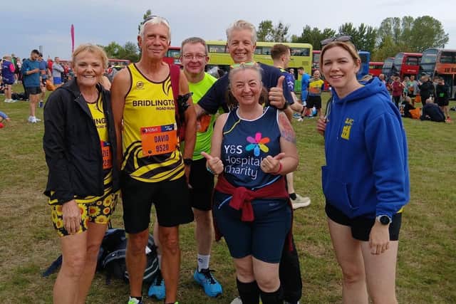 Scarborough Athletic Club members at the Great North Run.
