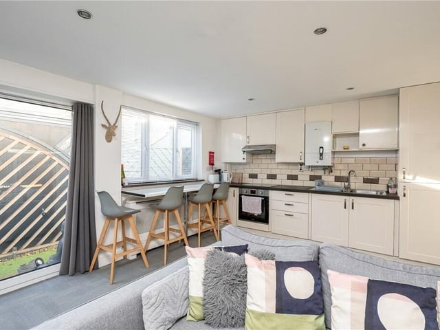 The breakfast kitchen in the annexe.