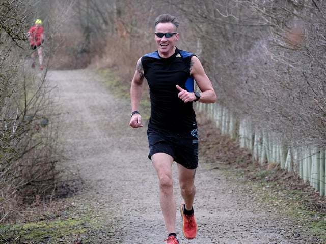 Enjoying the run