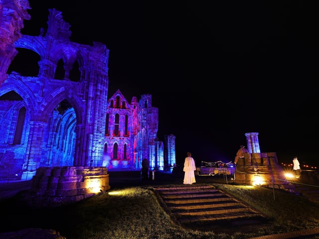 Spook-tacular fun at Whitby Abbey.