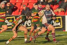 Jake Lyon scored Scarborough's try at Glossop.