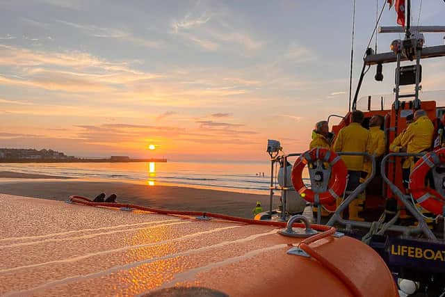 The incident took place during the early hours of April 2. Photo credit: RNLI/Mike Milner.
