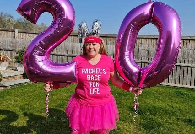 Long-standing volunteer Rachel Speight-McGregor, 53, is urging everyone to sign up to Cancer Research UK’s Race for Life in Scarborough and raise money for life-saving research