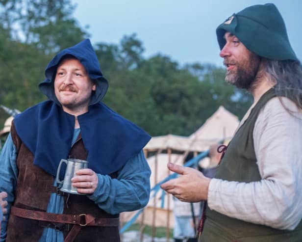 Adam Clarkson at a live action roleplay event.
