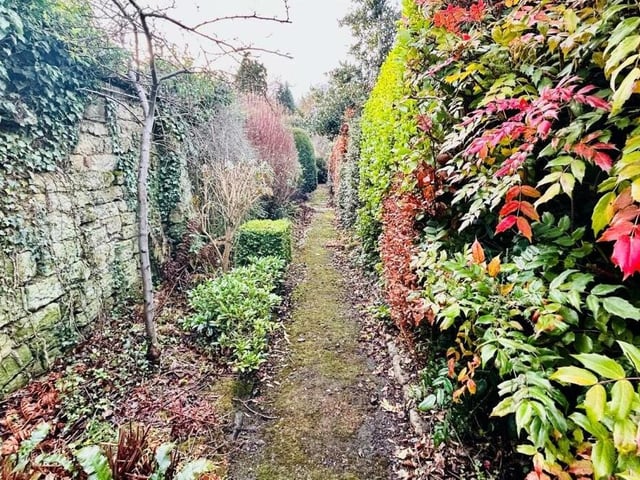 The ancient narrow pathway known as The Monk's Way.