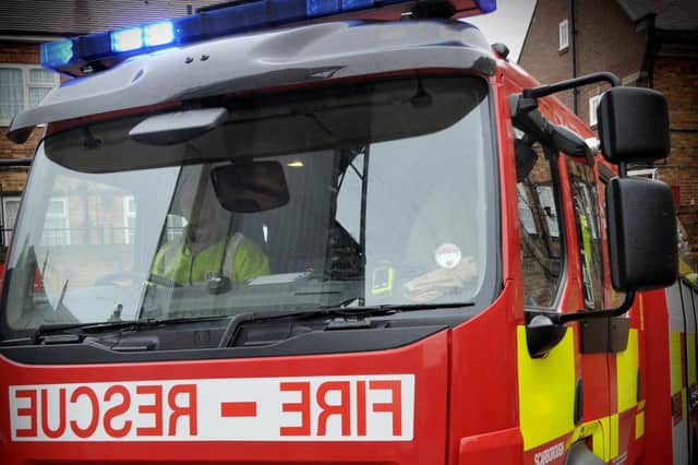 Fire crews attended a fire in a children's park and a moorland fire