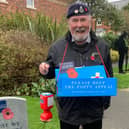 Brian Wright, Filey Royal British Legion president, raised £1683.77 in 2022 Poppy Appeal.