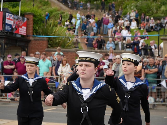 Scarborough Sea Cadets in the formal area