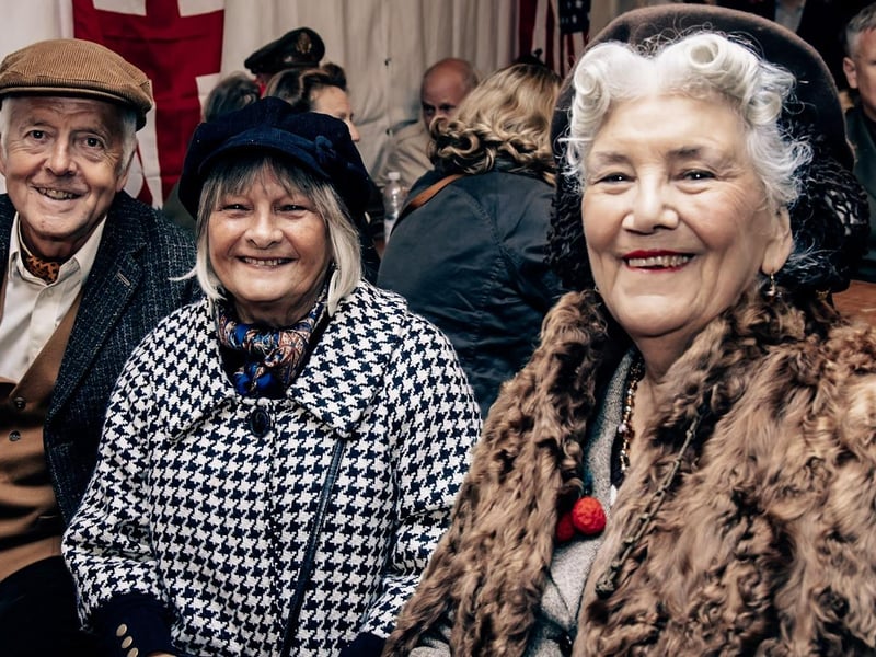 People getting into the nostalgic spirit.
picture: Tim Bruce