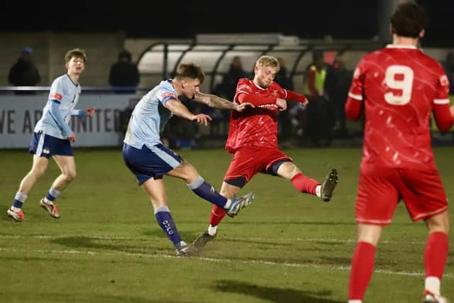 Bridlington Town slipped to a 1-0 loss at NPL East relegation rivals Ossett United on Tuesday night. Photo by TCF Photography