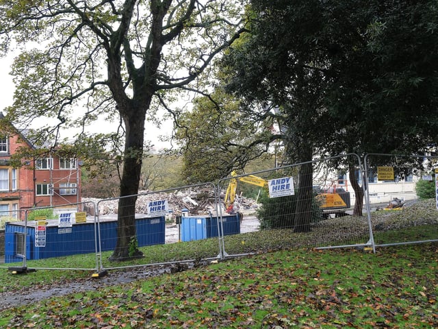 The building was deemed unsafe by North Yorkshire Fire and Rescue Service.