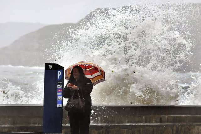 This week the Met Office are predicting heavy rain and strong winds for the Yorkshire coast. Photo: Richard Ponter.