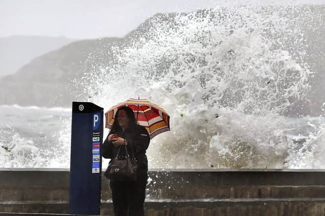 This week the Met Office are predicting heavy rain and strong winds for the Yorkshire coast. Photo: Richard Ponter.