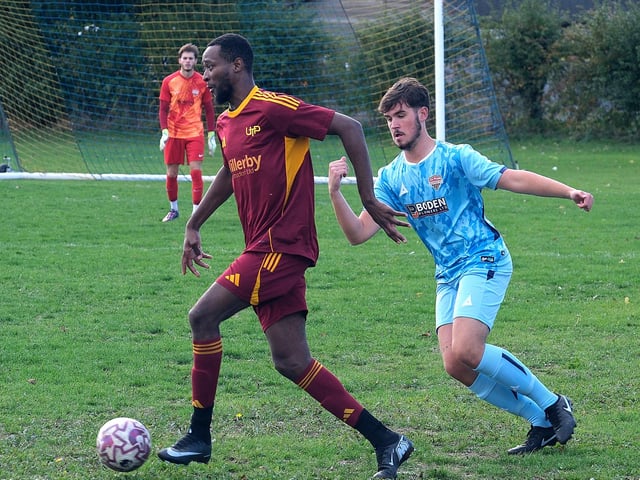 Visitors Haltemprice on the attack. Photo by Richard Ponter