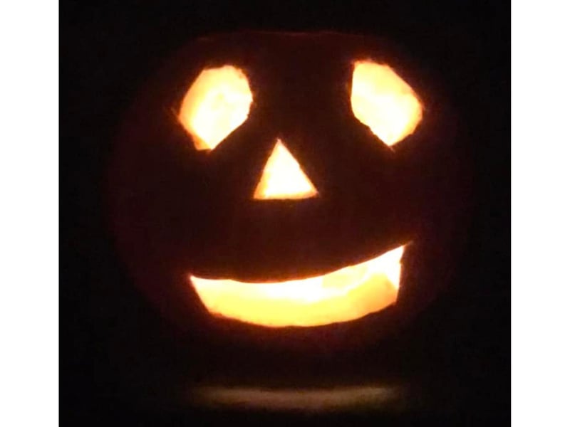This ominous pumpkin was sent in by David Marshall of Bridlington.