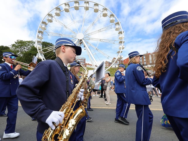 Tjøme Skolemusikk perform during the Armed Services Day - Image: Richard Ponter