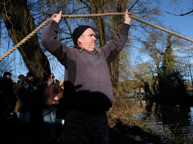 Testing the rope
