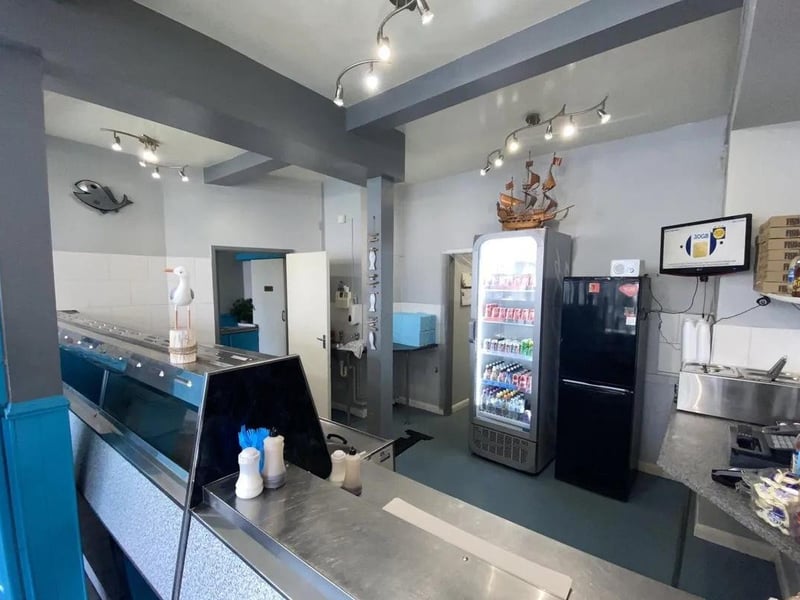 Well established fish and chips takeaway and cafe situated in a commanding position on a busy arterial route of Scarborough with roadside parking. Currently listed for sale with Ernest Wilson for £92,950 Leasehold.