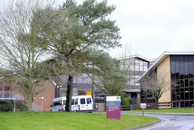 Engine parts and a battery have been stolen from a Graham School minibus in Scarborough
