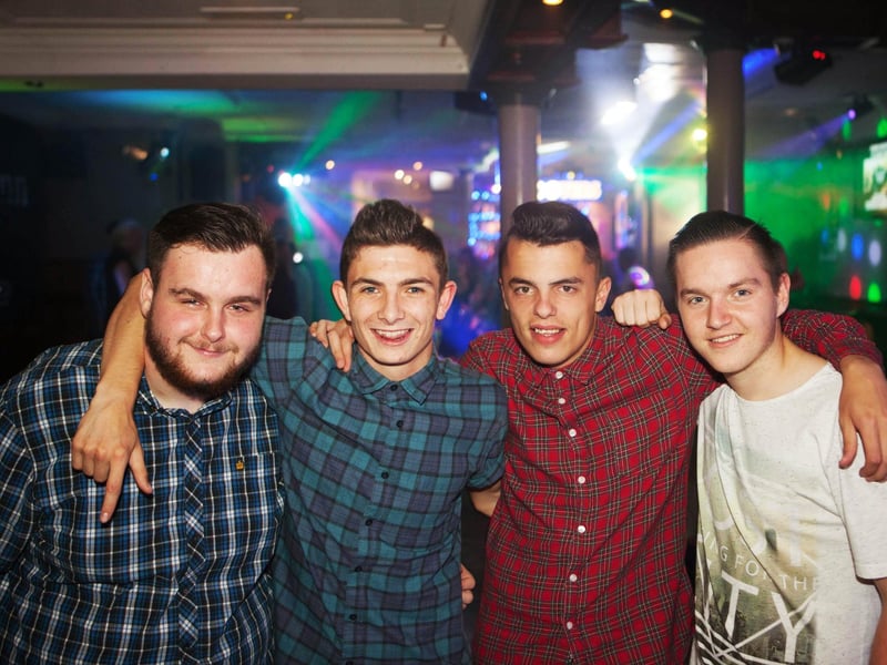 Nathan, Damon, Zak & Steven in Blue Lounge