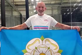Scarborough's John Fuller played for the Yorkshire Over-60s padel team at the national championship.