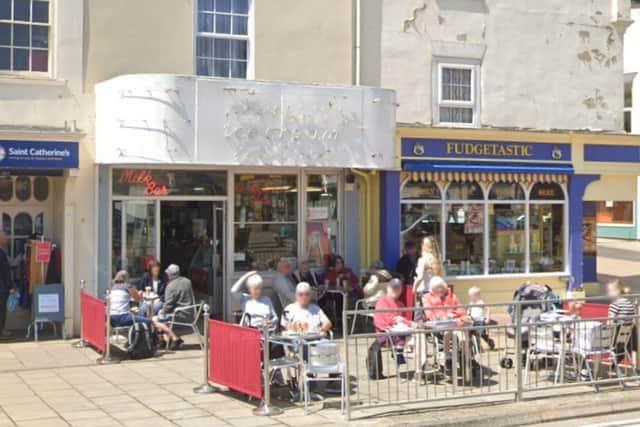 Tophams Ice Cream Parlour is located on Cross Street in Bridlington. Credit: Google Maps.