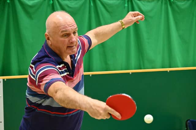 Vladimir Voroniuk shot a brace for Quality Service in Division Two. Photo by Tony Wigley
