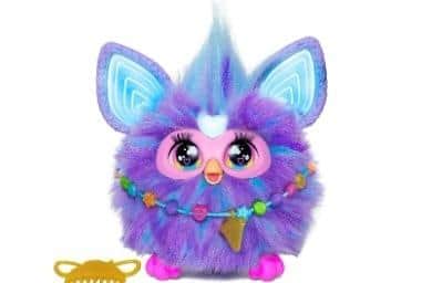 Furby Purple Interactive Toy, currently priced at £54.99.