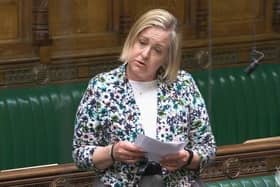 Scarborough and Whitby MP Alison Hume in the Houses of Parliament.