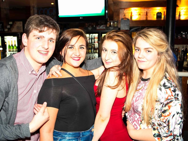 Adam, Kaya, Sophie & Chloe in Blue Lounge.
