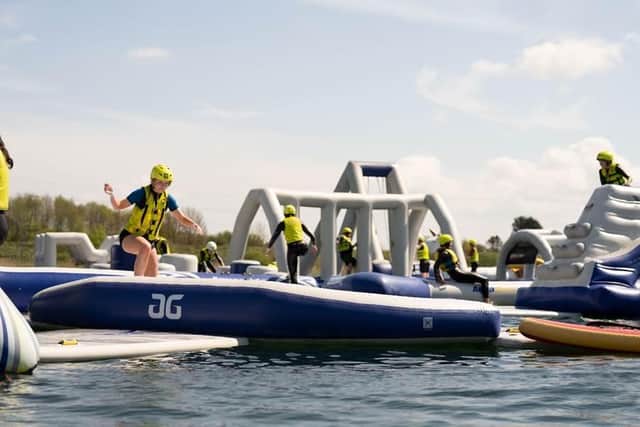 North Yorkshire Water Park is gearing up for an action-packed May half term, with the opening of the Warrior Aqua Park.