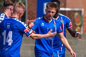 Aaron Haswell has decided to stay with Whitby Town for another season.