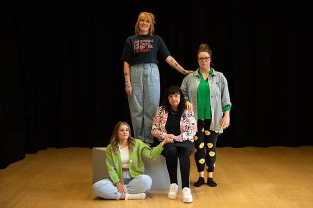 The cast of 'She Was Walking Home'. Image courtesy of James Drury Photography