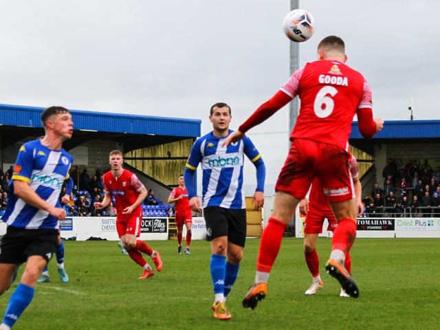 Defender Bailey Gooda put in a great shift for Boro at Chester.