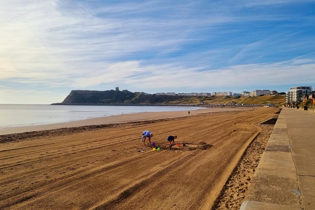 Sunshine and sandcastles in North Bay.