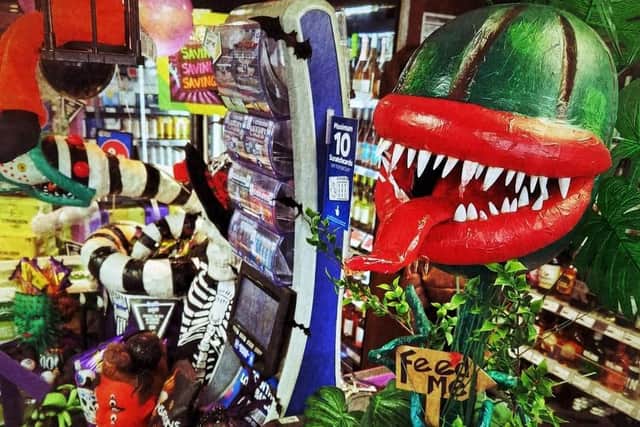 Store manager Jojo Karim said the Little Shop of Horrors piece is her favourite decoration