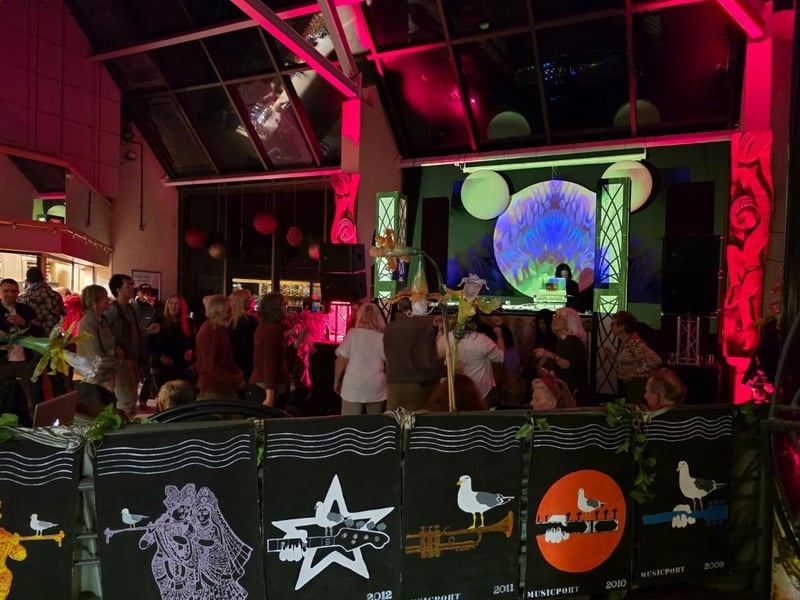 Dancing at the Hub.