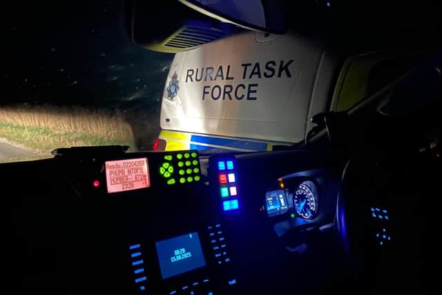 The task force held a night of action across the Driffield and Bridlington areas.