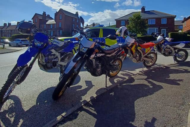 A man will appear in court following the crackdown on motorbikes. (Photo: North Yorkshire Police)