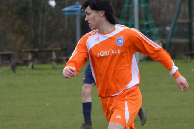 Morgan Kendrew played his 75th consecutive game for Heslerton in the 3-2 win at Helmsley.