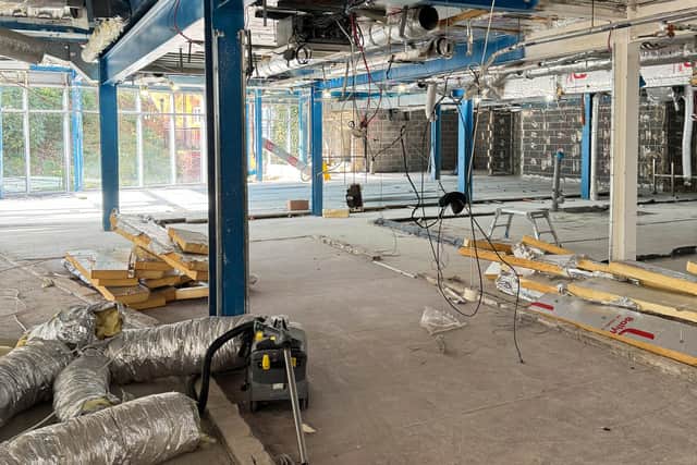 Refurbishment work at Raithwaite Sandsend.