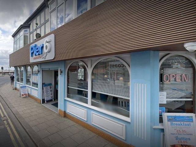 Pier 6 Boardwalk Cafe is located on Cliff Road, Hilderthorpe, Bridlington. One Tripadvisor review said "Never eaten here before, but it will be our regular eatery for breakfast going forward. A special mention to the service received, extremely attentive and very pleasant makes a big difference when eating out."