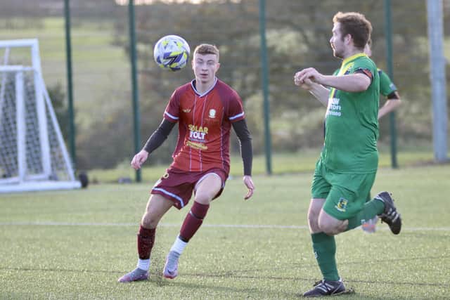 Bridlington Rovers Reserves in action against Easington United Reserves.