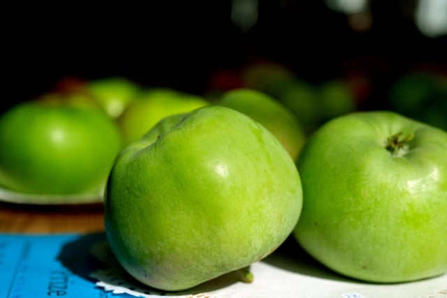 Fabulous apples at the show.