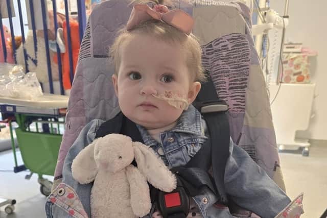 Penelope used the Play Therapy Pods from Newlife to help her development while in hospital