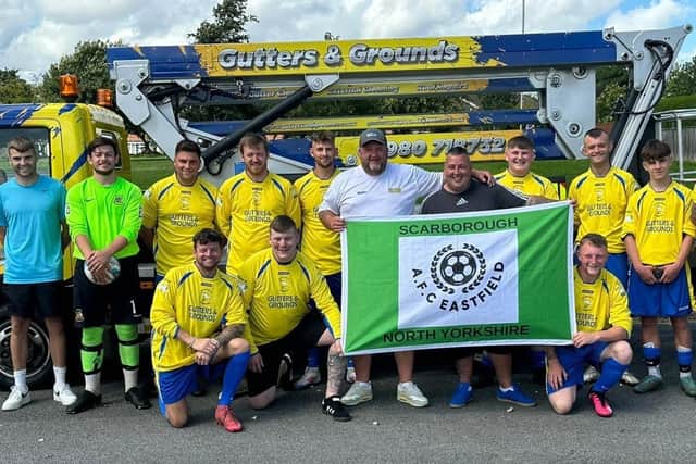 AFC Eastfield were held to a 2-2 draw by Aldbrough United.