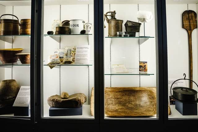 An exhibition at Ryedale Folk Museum explores the hard graft that went into food production in Ryedale throughout the centuries.