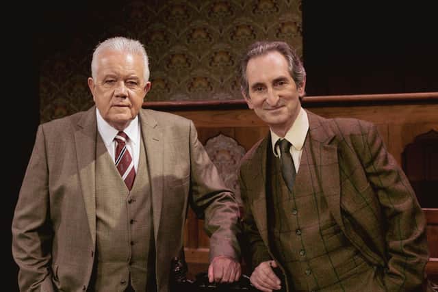 Tim Tubbs, right, and Michael O'Brien as Higgins and Pickering in My Fair Lady which opens at the Kirk Theatre, Pickering, on May 23