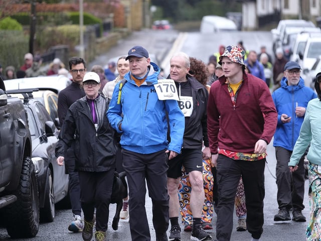 Best foot forward for Scalby Walk