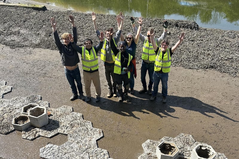 Celebrating a job well done!